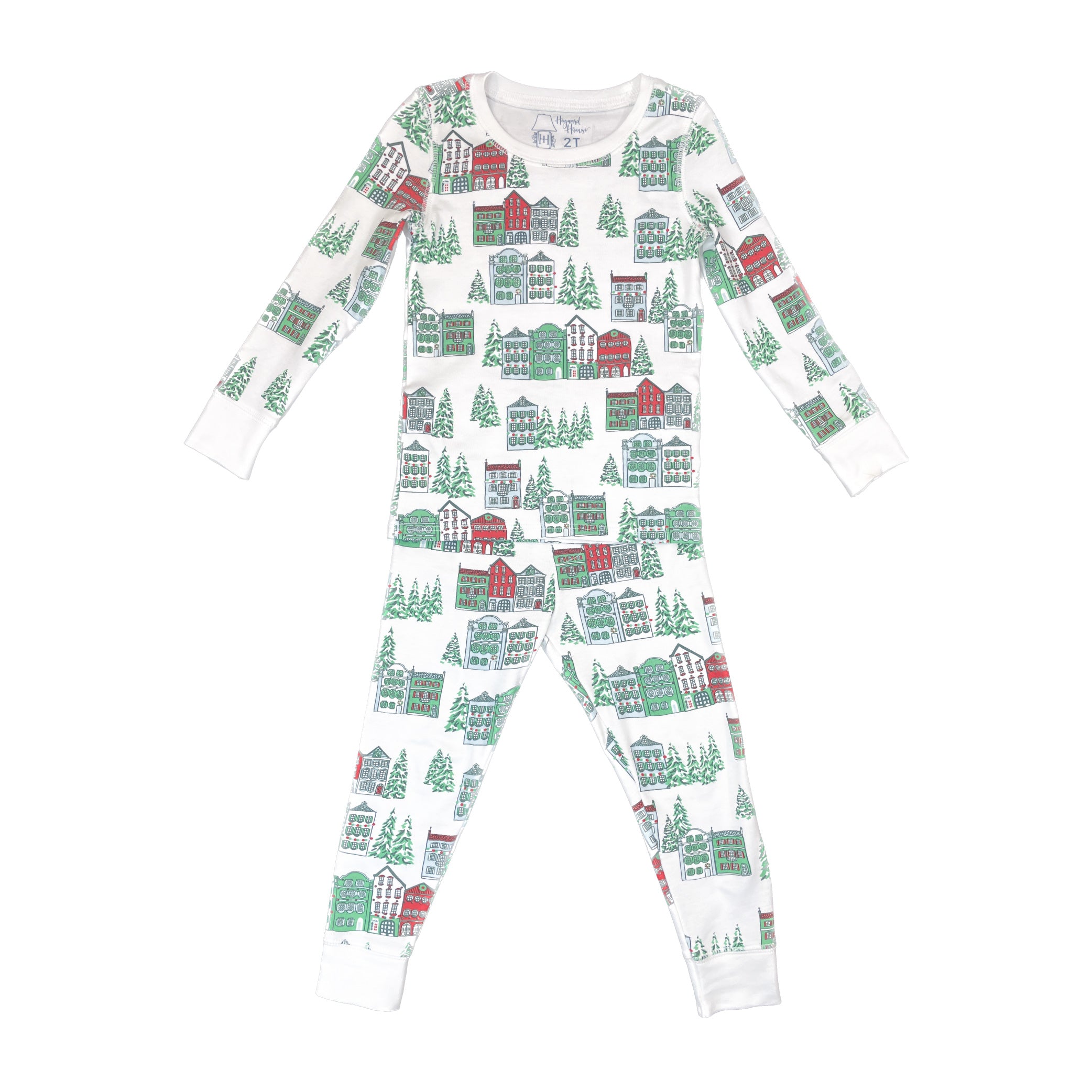 Kids 2-piece pima pajama with Cars pattern - Heyward House