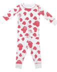 high-quality pima cotton footed pajama by heyward house with equestrian print