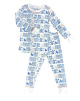 Dutch Row 2-piece pajama featuring charming and playful prints.