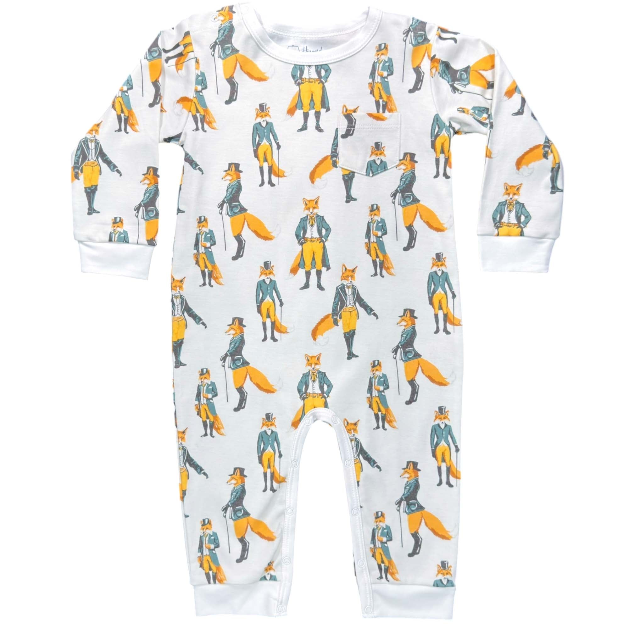 Boys Long Sleeve Romper