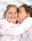 Sisters in Pink Pram Heyward House Pajama Set
