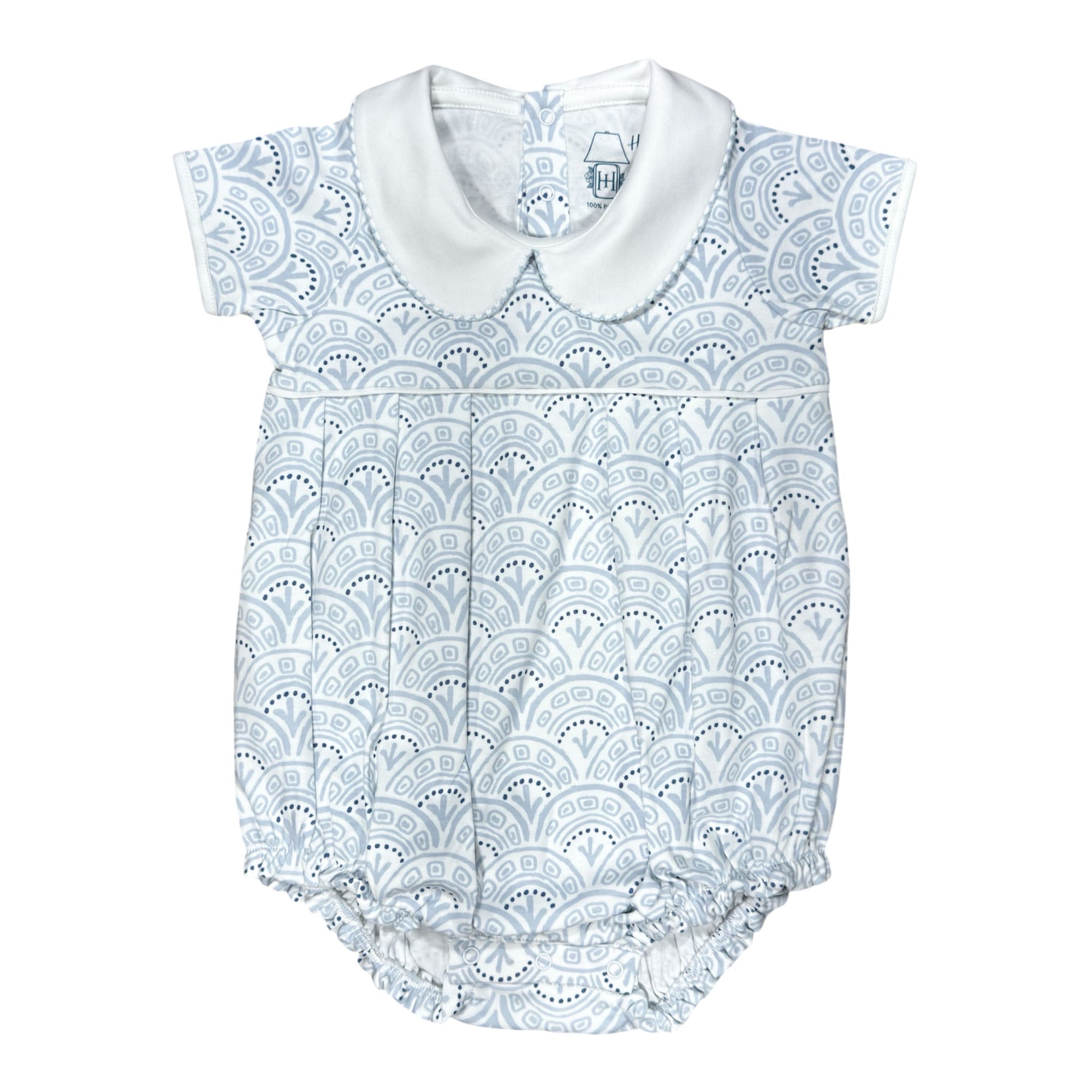 Boys Short Sleeve Pleated Bubble