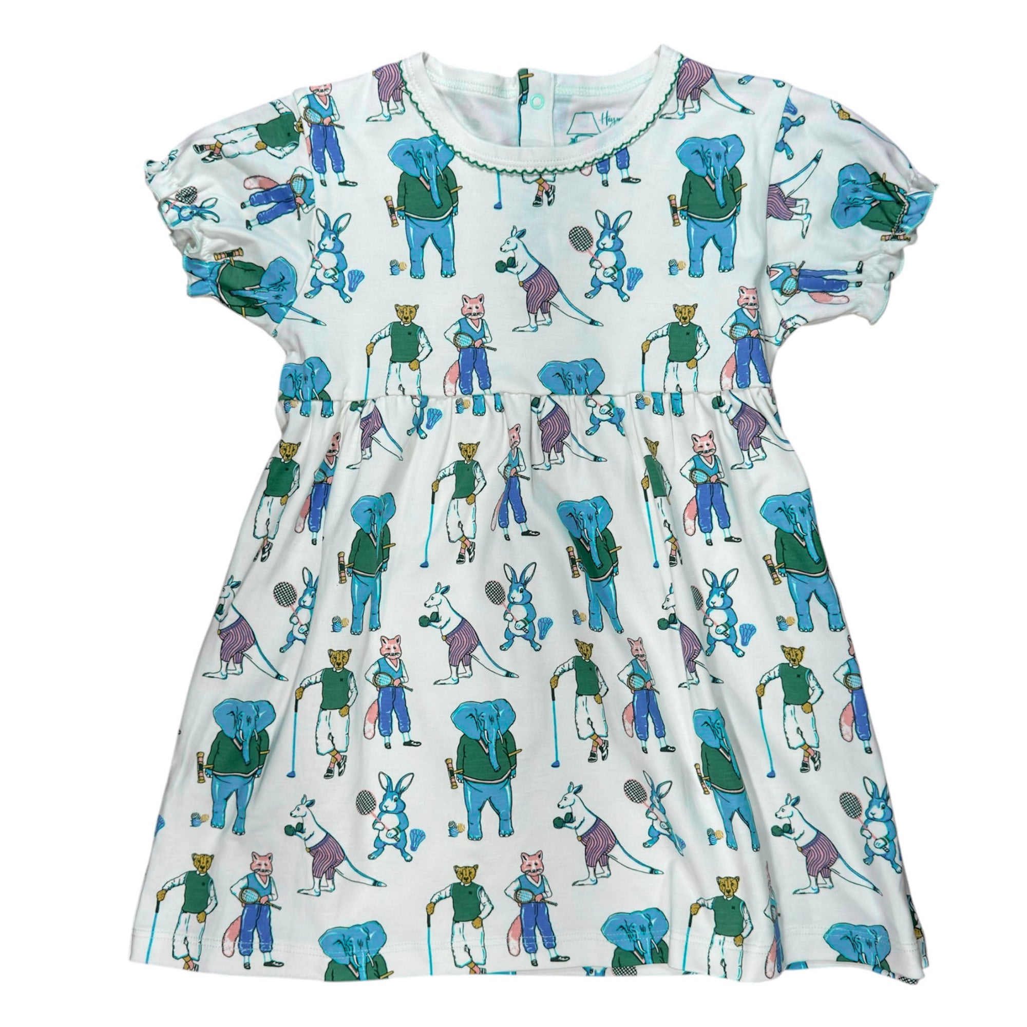 Athletic Animal Club ss playtime dress featuring charming and playful prints.