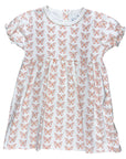 Pink Butterflies ss playtime dress featuring charming and playful prints.