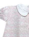 Pink Scallop outfit featuring charming and playful prints.