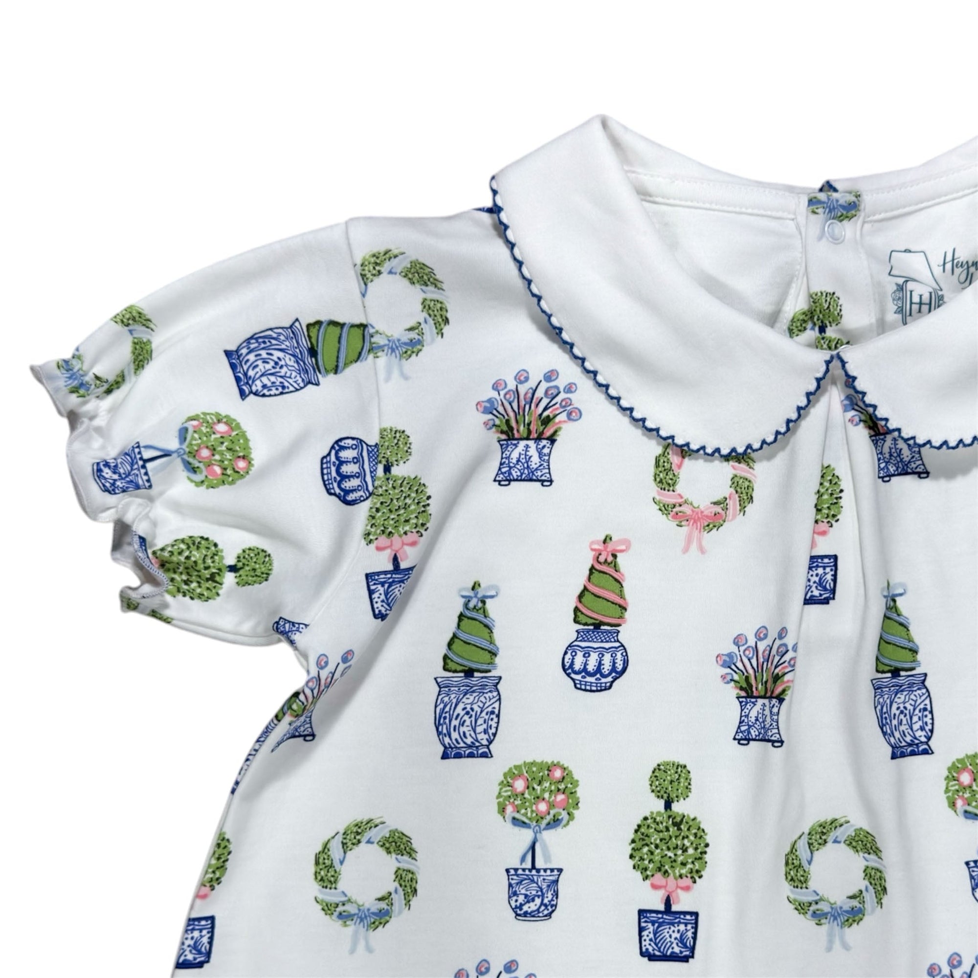 Spring Topiaries outfit featuring charming and playful prints.