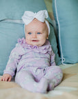 Girls Playsuit with Ruffle Collar