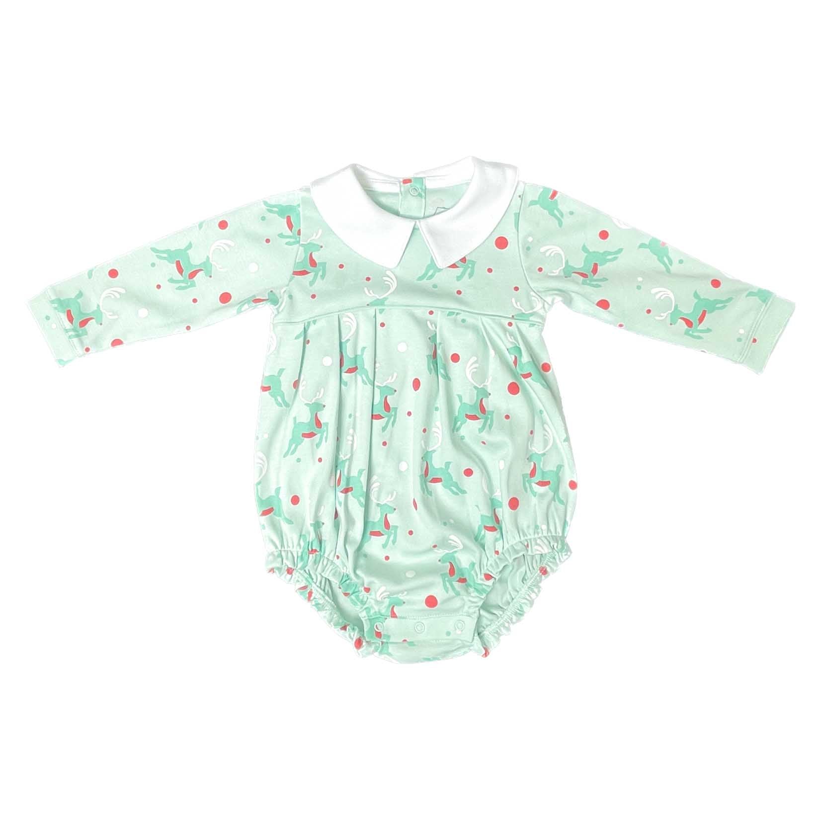 Funtasia Too Baby Boys Red Holiday Plaid Bubble with Collar main image 0