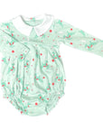 boys soft pima cotton bubble with Christmas reindeer pattern by Heyward House