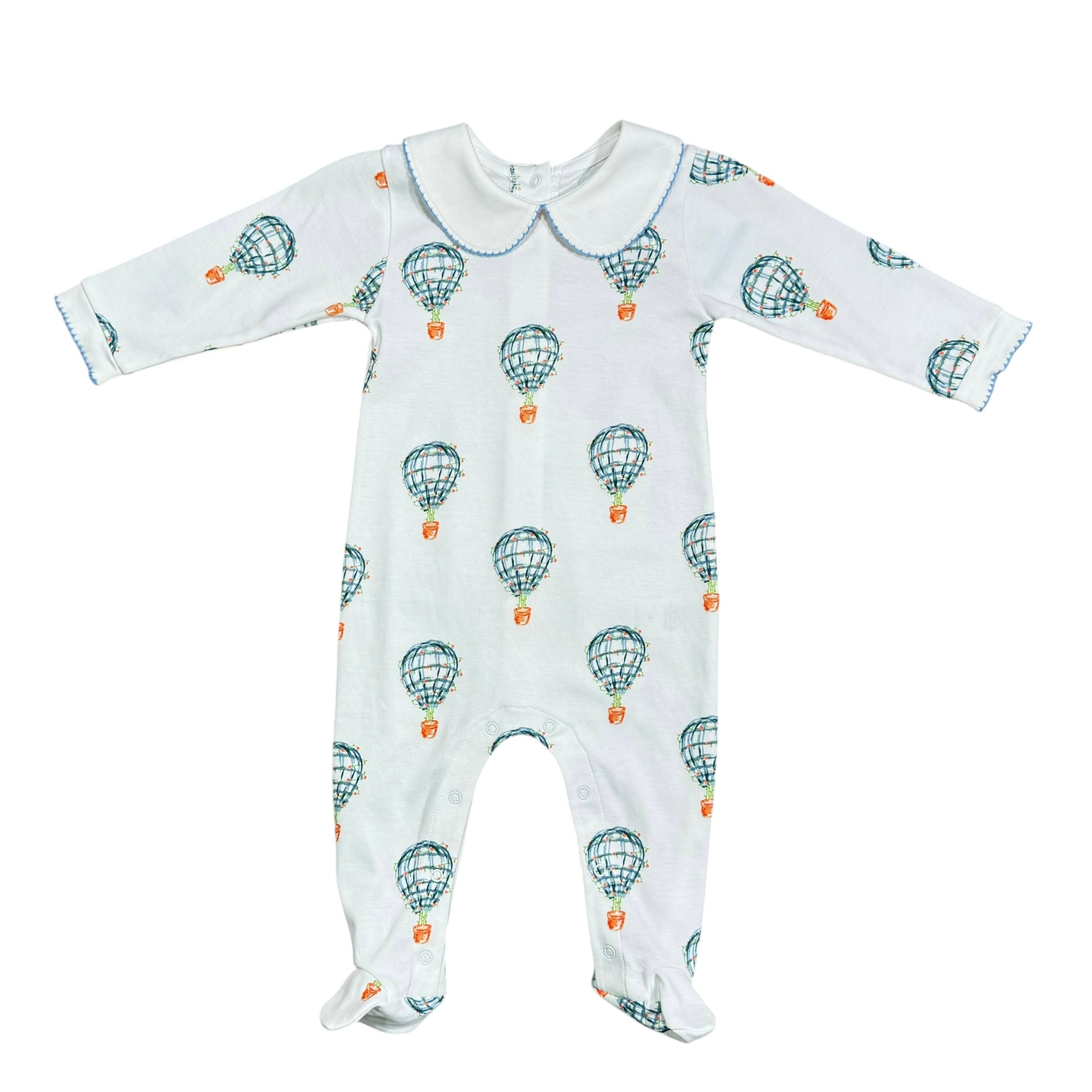 Boys Playsuit with Peter Pan Collar