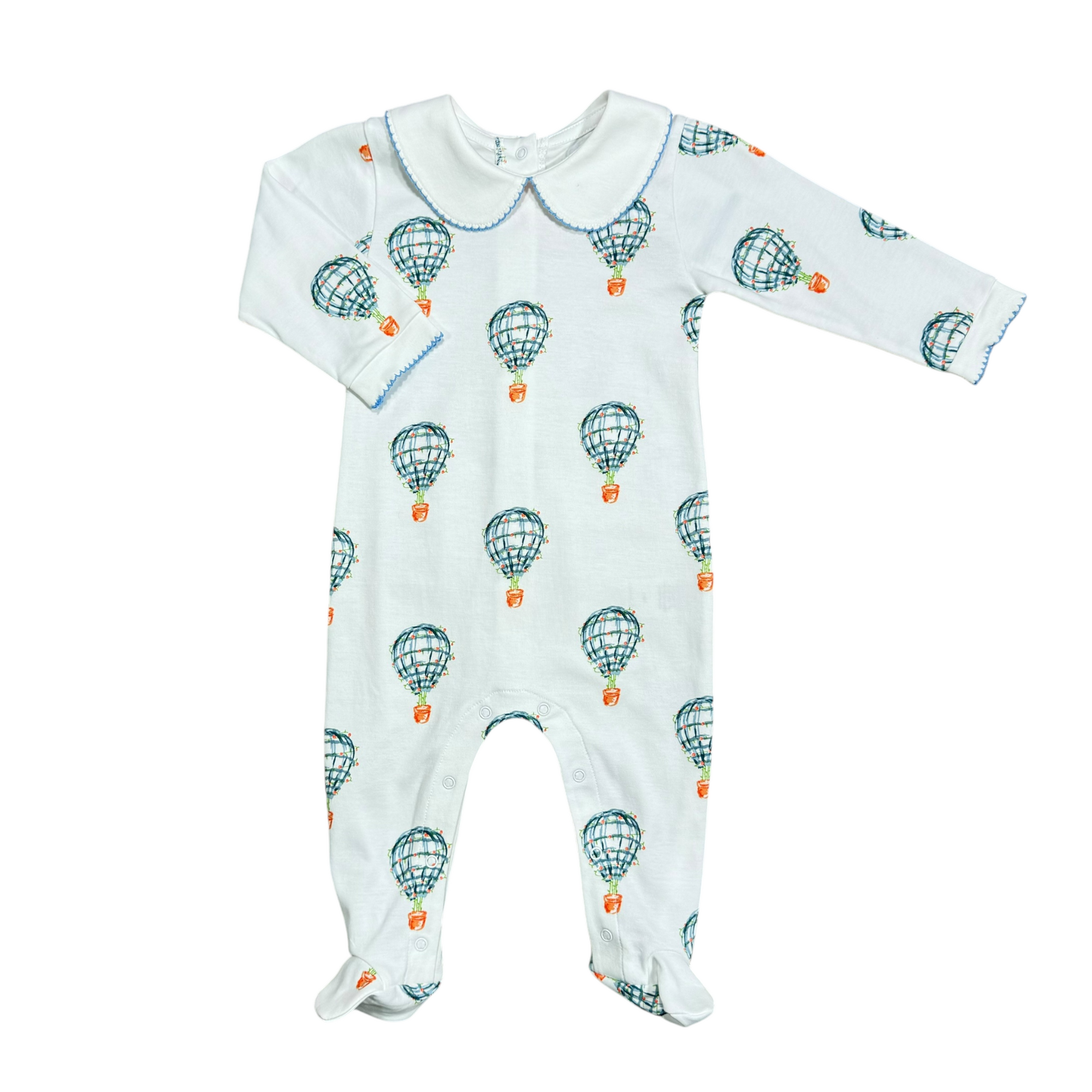 Boys Playsuit with Peter Pan Collar