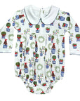 Long Sleeve Pleated Bubble