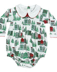 Long Sleeve Pleated Bubble