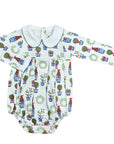 Long Sleeve Pleated Bubble