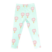 Heyward House Pink Hot Air Balloon Leggings Back