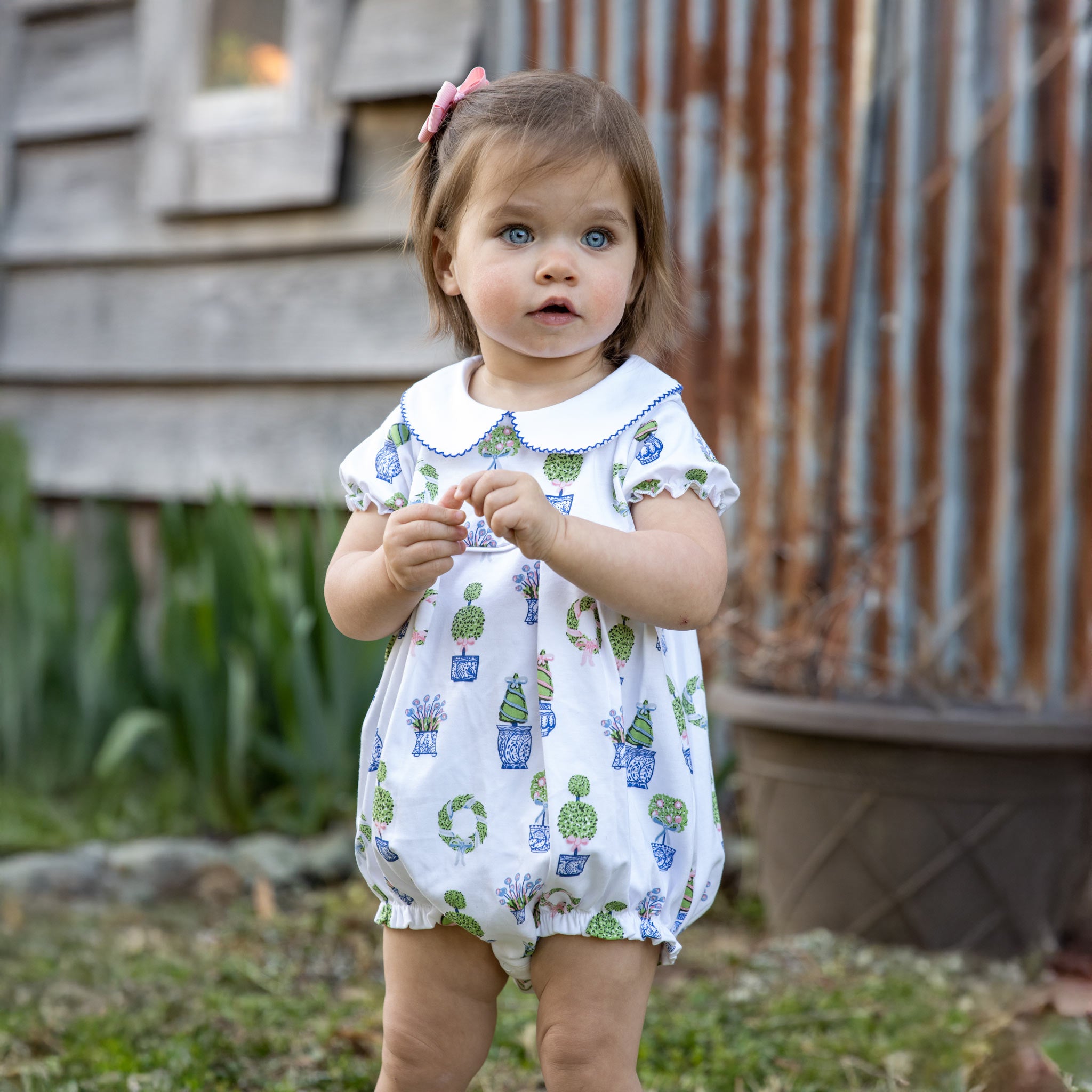 ★FANCYCLUB★BABY GIRL STRIPE LAYERED TEE (WHITE)★正規品 White Horizontal Stripe Sailor Neck Dress for Baby Girls