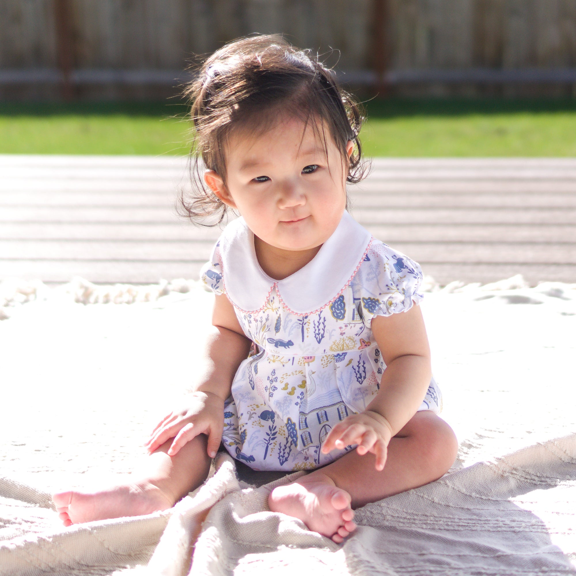 Girls SS Pleated Bubble