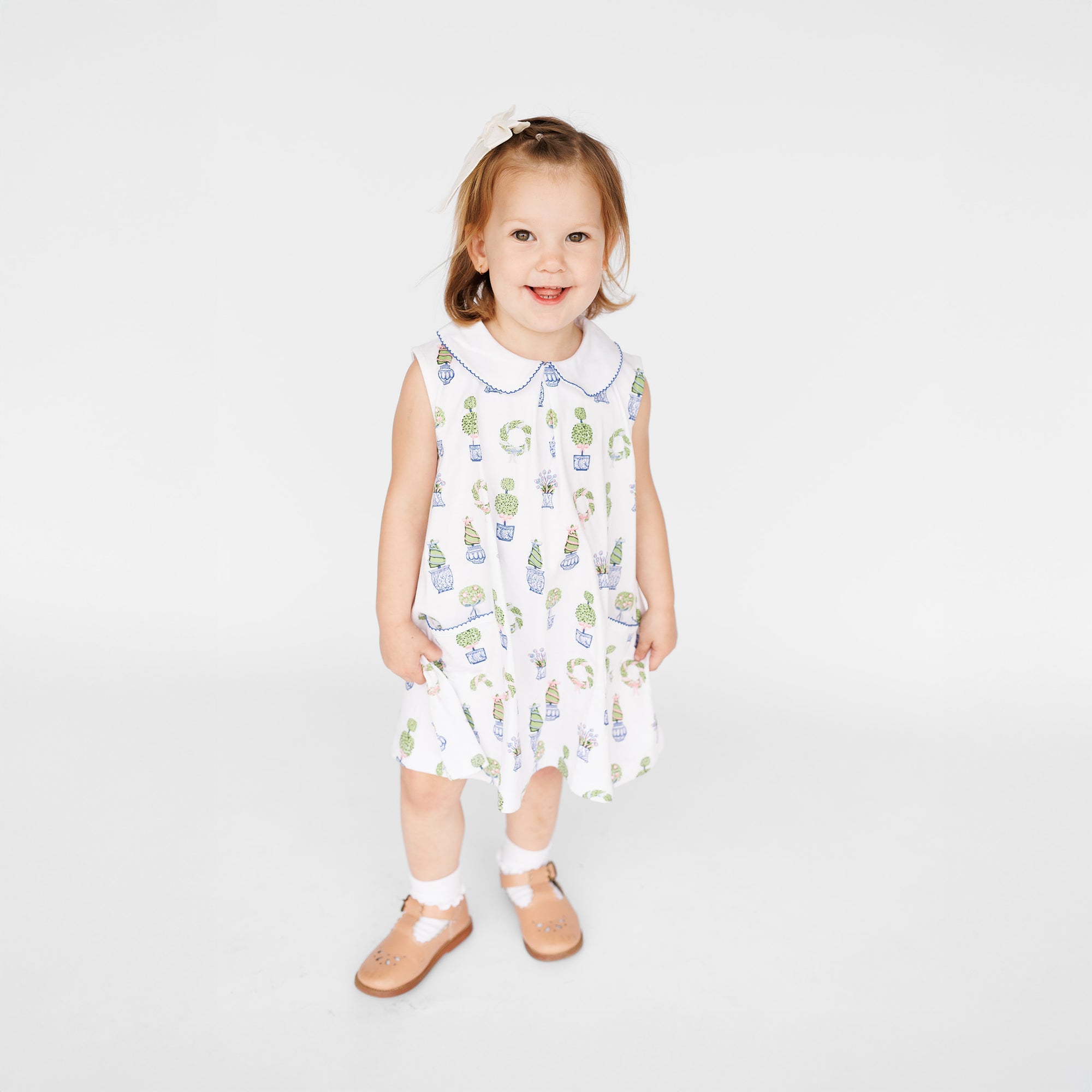 Sleeveless Pocket Twirl Dress