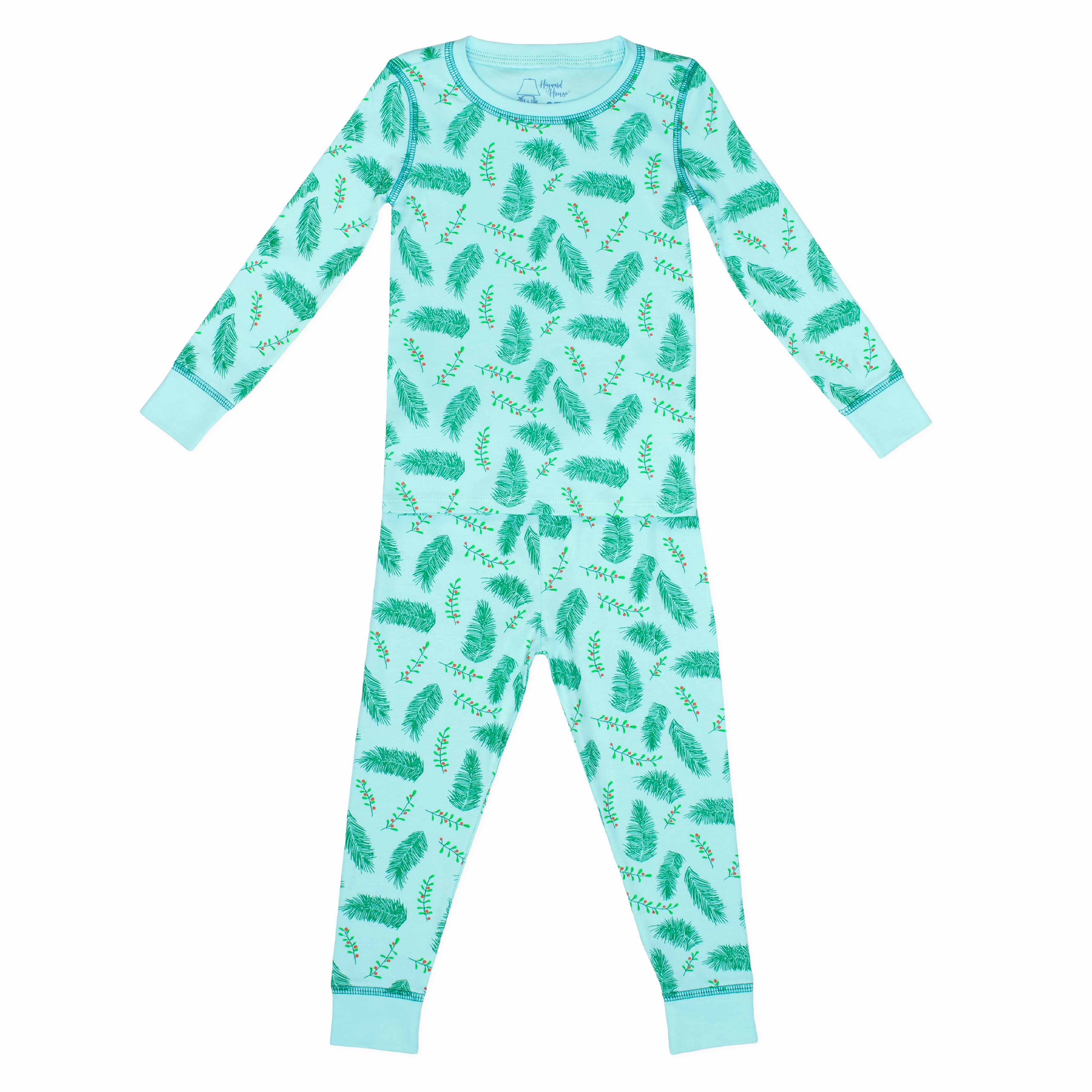 Little Blue House  - Ski Holiday Kids Applique Pajama Set main image 0