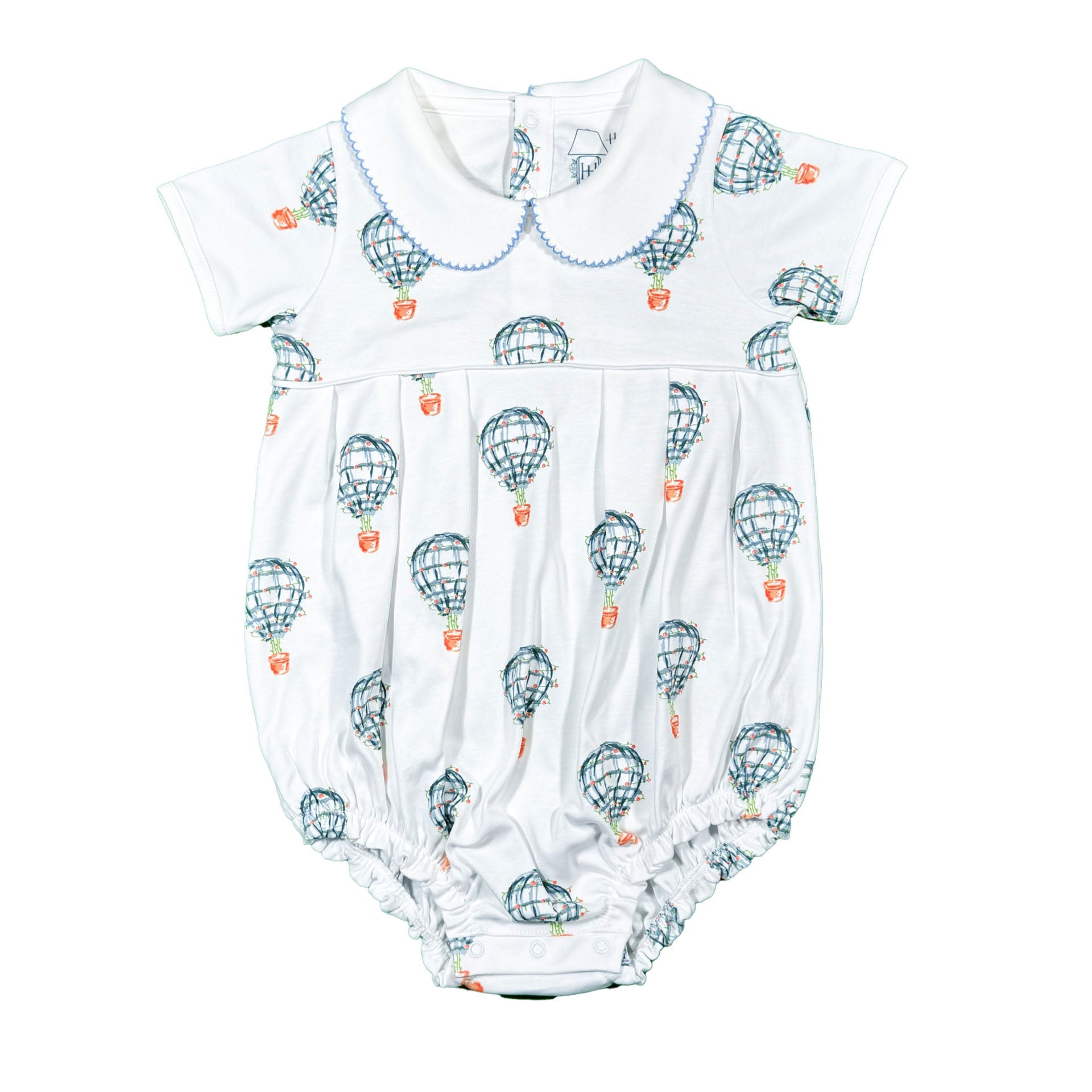 Boys Short Sleeve Pleated Bubble