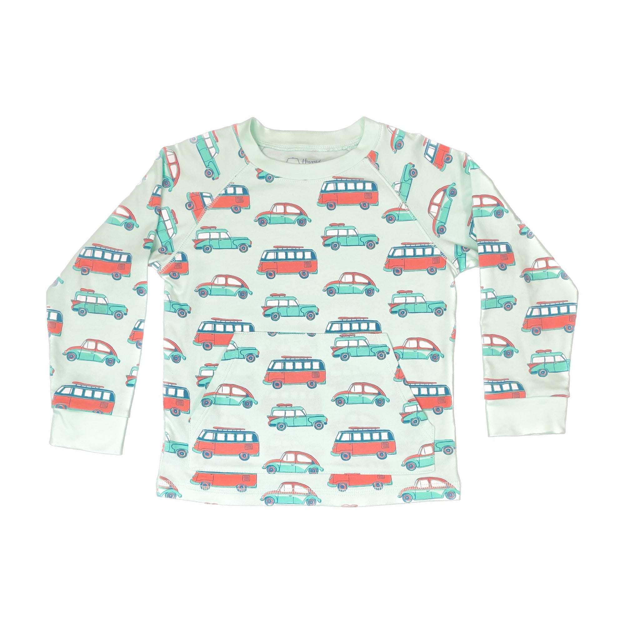 Heyward House Classic Cars Crewneck with Pocket