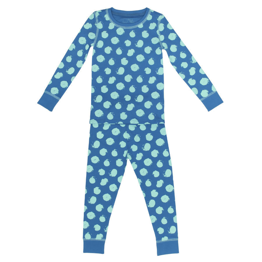 BLUE POLKA DOT 2-Piece Pajama Set - SAMPLE SALE