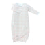 Pink Scallop gown featuring charming and playful prints.