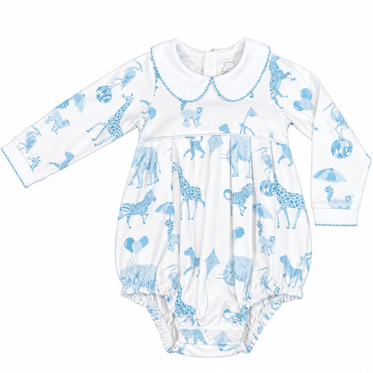 Heyward House Blue Bubblegum Safari Long Sleeve Bubble product photo