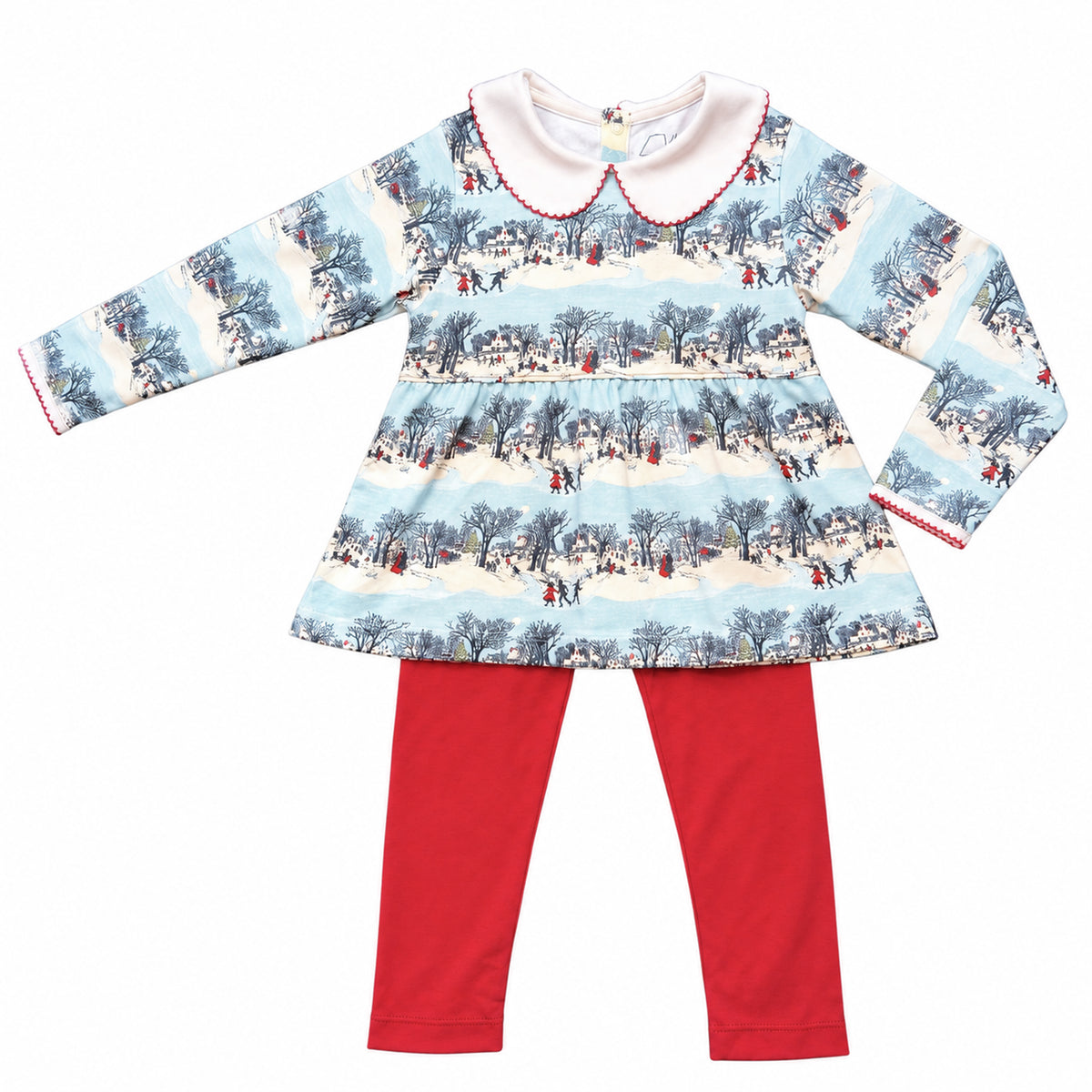 Heyward House Classic Christmas Village Play Shirt & Leggings Set product photo