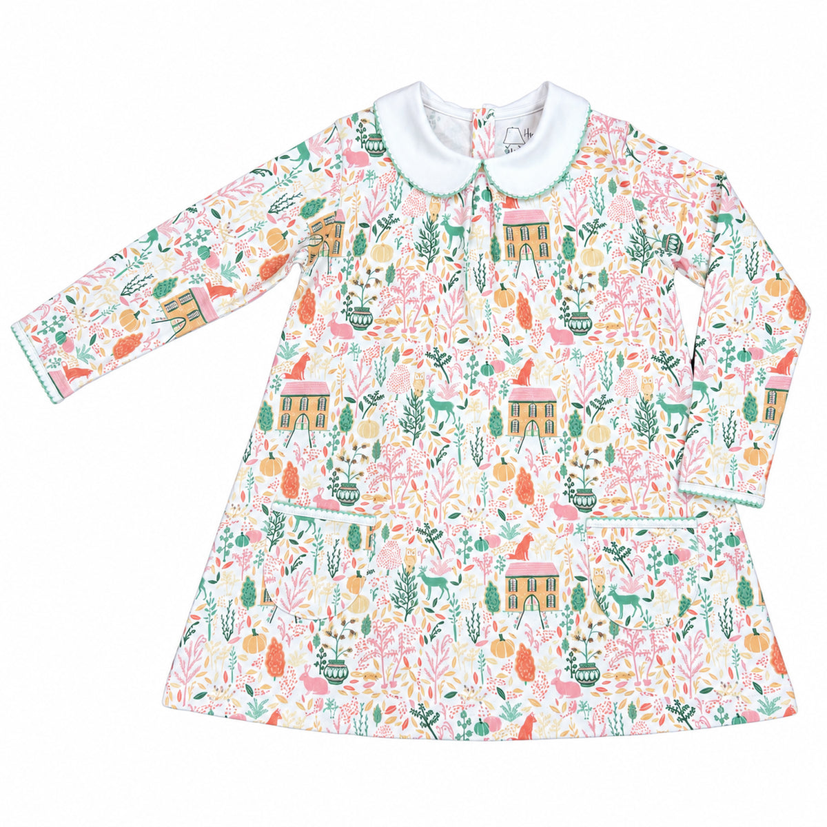 Heyward House Fall Countryside Long Sleeve Pocket Twirl Dress product photo