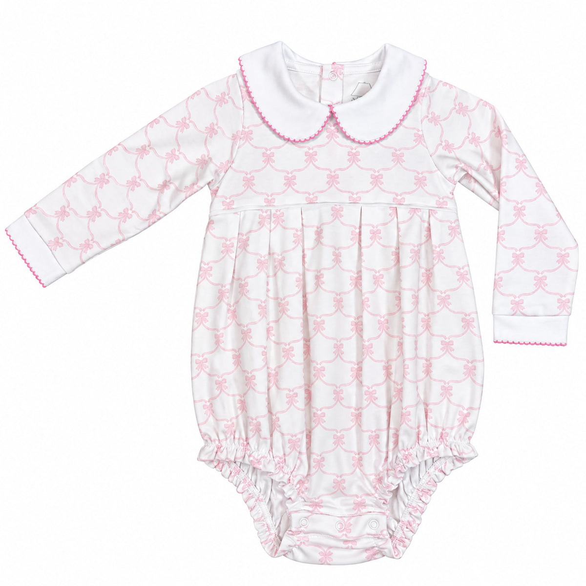 Heyward House Pink Ribbons Long Sleeve Bubble product photo