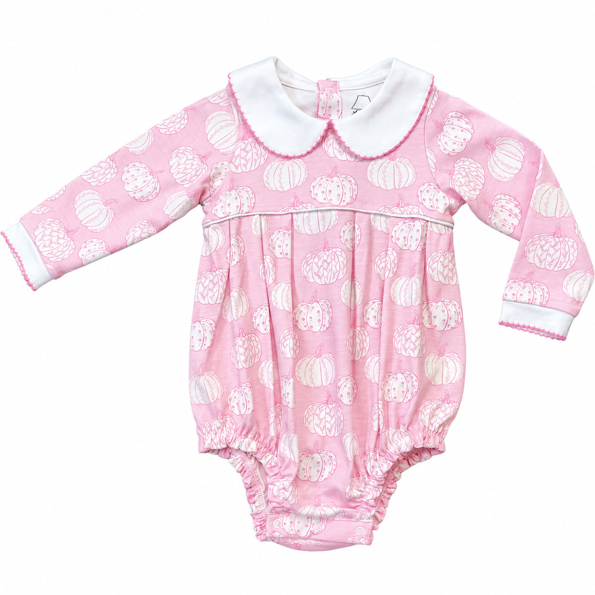 Heyward House Pretty Pink Pumpkins Long Sleeve Bubble product photo