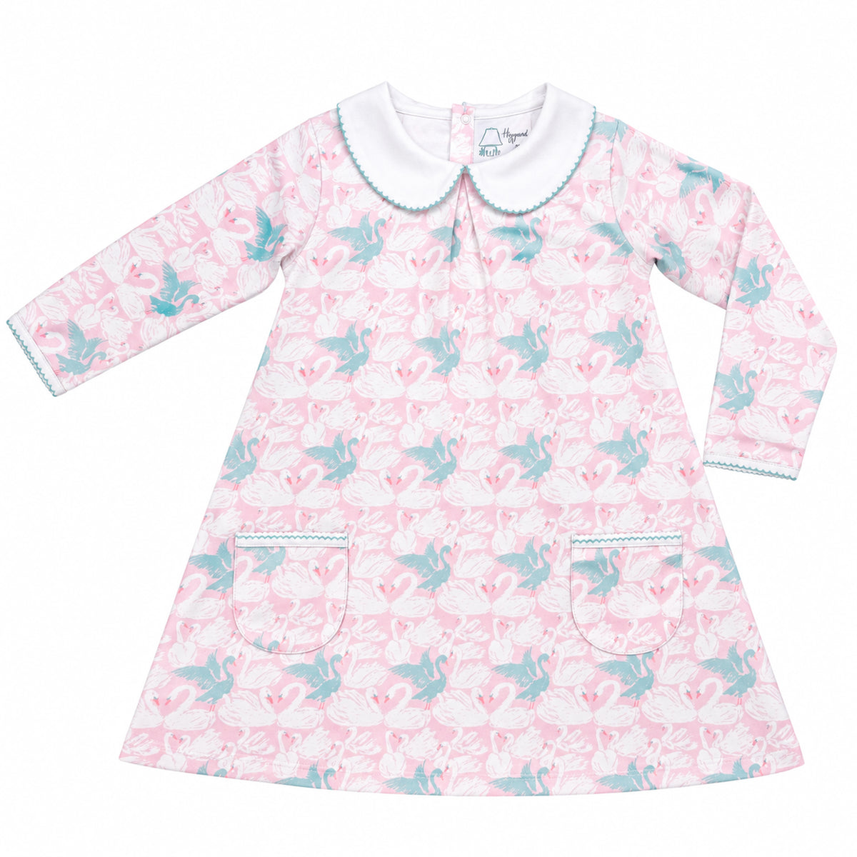 Heyward House Swan Lake Long Sleeve Pocket Twirl Dress product photo