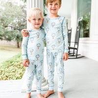 Little Boys Wearing Heyward House 2 piece Pajama