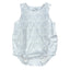 Blue Scallop boy sleeveless bubble featuring charming and playful prints.
