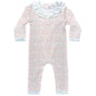 Girls Footless Playsuit with Ruffle Collar
