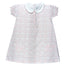 Pink Scallop ss pocket twirl dress featuring charming and playful prints.