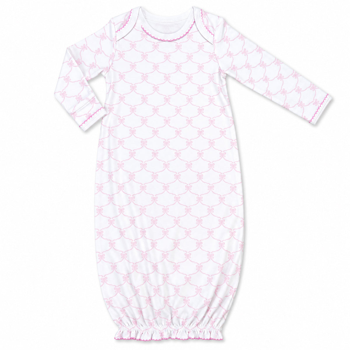 Heyward House Pink Ribbons Baby Gown product photo