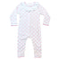 Heyward House Pink Ribbons Girls Ruffle Collar Playsuit product photo