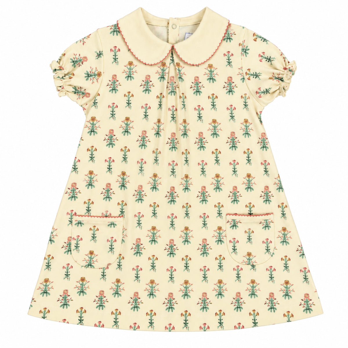 Heyward House Trinity Flowers Short Sleeve Pocket Twirl Dress product photo