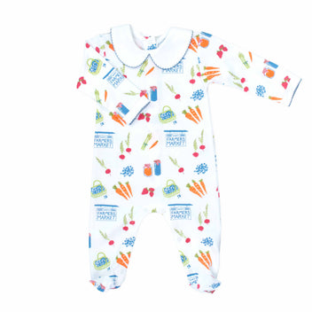 Boys Playsuit with Peter Pan Collar main image 1