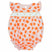 pink girls bubble with smock and orange dots pattern made in pima cotton