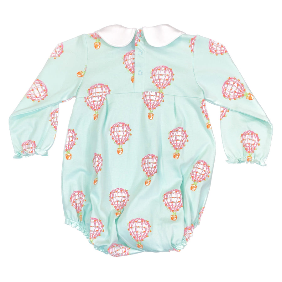 Long Sleeve Girls Pleated Bubble