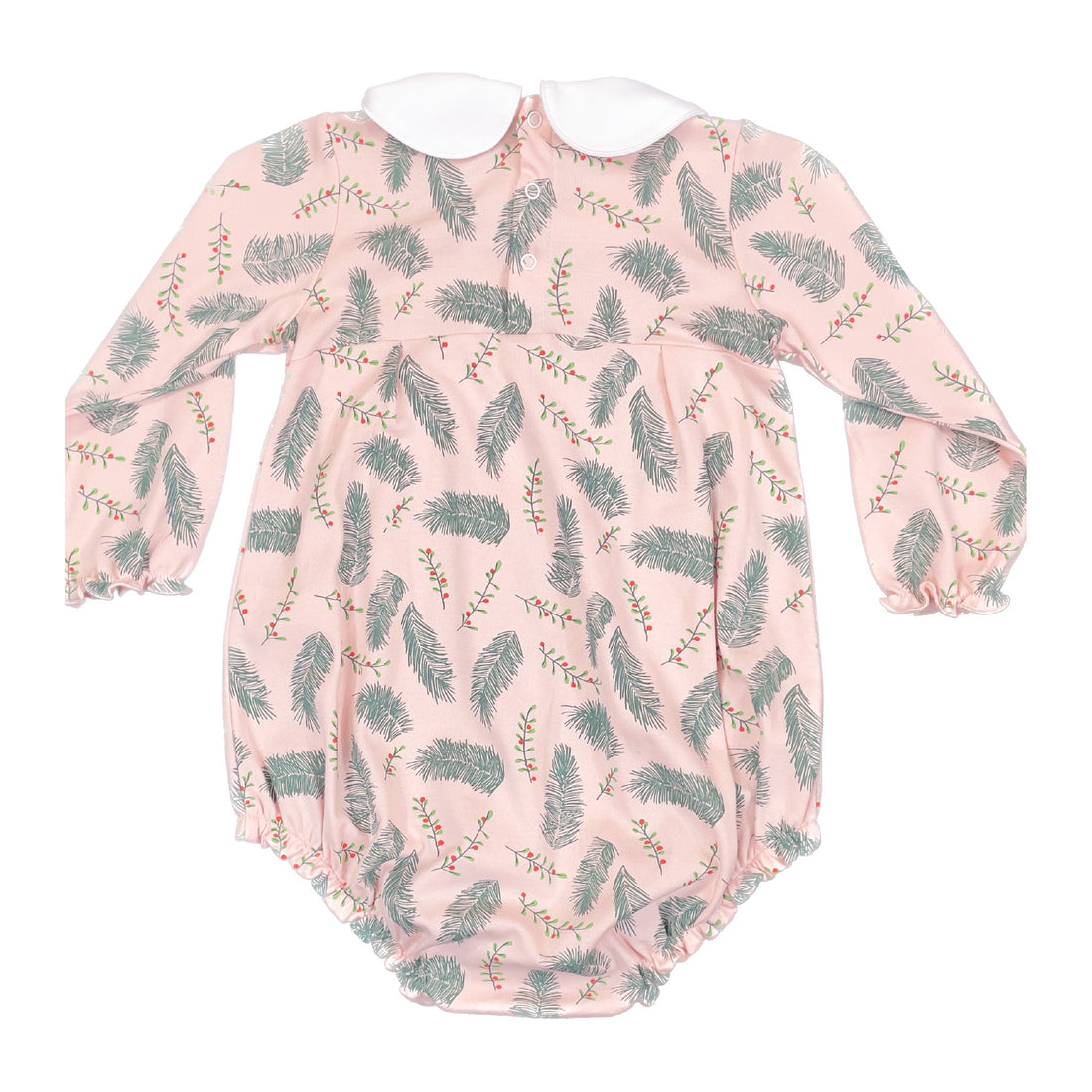 Long Sleeve Girls Pleated Bubble