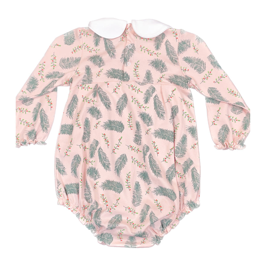 Long Sleeve Girls Pleated Bubble