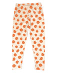 Heyward House Pink and Orange Polka Dot Leggings Front